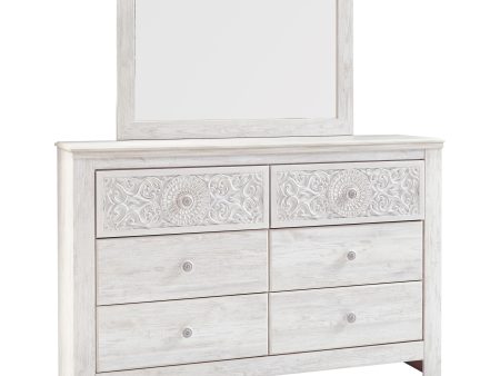 Signature Design by Ashley Paxberry 6-Drawer Dresser with Mirror B181-31 B181-36 Cheap