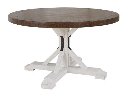 Signature Design by Ashley Round Valebeck Dining Table with Pedestal Base D546-50T D546-50B Supply