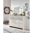 Signature Design by Ashley Paxberry 6-Drawer Dresser with Mirror B181-31 B181-36 Cheap