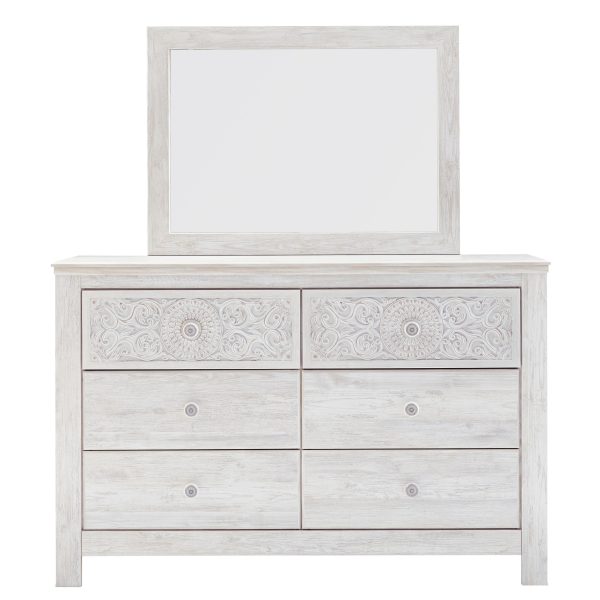 Signature Design by Ashley Paxberry 6-Drawer Dresser with Mirror B181-31 B181-36 Cheap