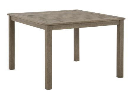 Signature Design by Ashley Aria Plains P359-615 Square Dining Table with Umbrella Option Online Sale