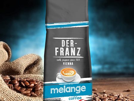 Der-Franz Melange café UTZ, grano entero, 1x 500 g Embalaje Deteriorado For Sale