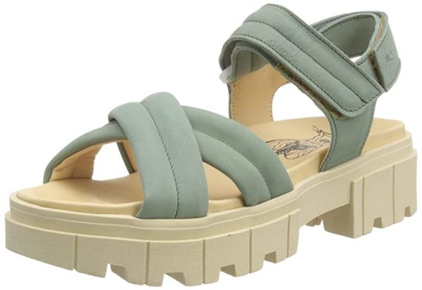 Fly London Jada854fly, Sandalia con taln Mujer, Verde Jade, 39 EU on Sale