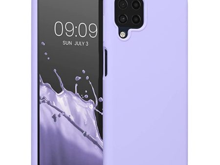 Kwmobile Carcasa Compatible con Samsung Galaxy M32 4G - Funda de Silicona para móvil - Cover Trasero en Lila Embalaje Deteriorado Online now