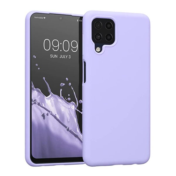 Kwmobile Carcasa Compatible con Samsung Galaxy M32 4G - Funda de Silicona para móvil - Cover Trasero en Lila Embalaje Deteriorado Online now