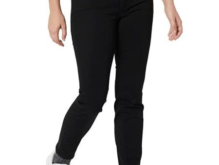 Amazon Aware Vaquero Ajustado de Talle Medio Mujer, Negro, 42-44 Online Sale