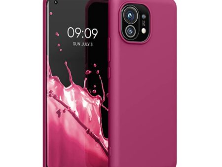 Kwmobile Carcasa para Xiaomi Mi 11 - Funda para móvil en TPU Silicona - Protector Trasero en Rosa Frambuesa Reacondicionado For Cheap