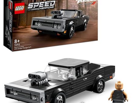 Lego 76912 Speed Champions Fast & Furious 1970 Dodge Charger R T, Maqueta de Coche para Construir con Mini Figura Dominic Toretto, Regalo de Película Embalaje Deteriorado For Discount