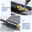 Syncwire Cable Jack 3.5 Macho Macho, Cable de Audio 3.5mm de Nylon Trenzado - 1M Cable Aux Cable Auxiliar Coche Estéreo para Auriculares, iPod, iPhone, iPad, Audio de Coche, Phones, MP3 Embalaje Deteriorado Fashion