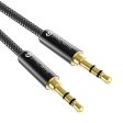 Syncwire Cable Jack 3.5 Macho Macho, Cable de Audio 3.5mm de Nylon Trenzado - 1M Cable Aux Cable Auxiliar Coche Estéreo para Auriculares, iPod, iPhone, iPad, Audio de Coche, Phones, MP3 Embalaje Deteriorado Fashion